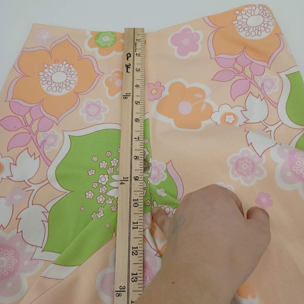 Barbara Gerwit Floral Straight Leg Pants Multicolor Women's 6 Preppy Summer - Picture 9 of 12
